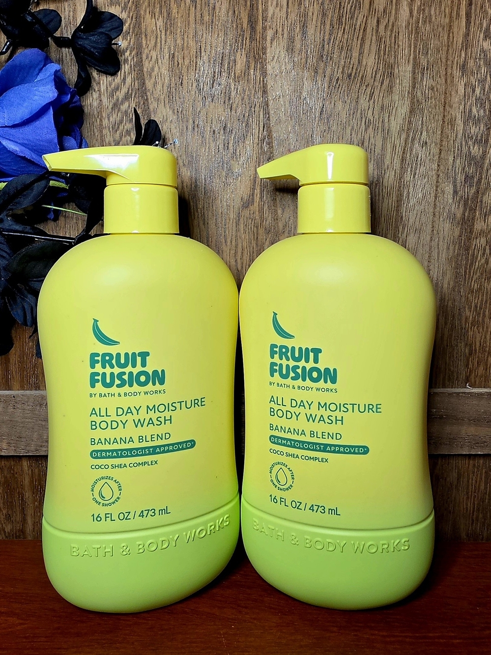 (2) Bath & Body Works Fruit Fusion Banana Blend Body Wash